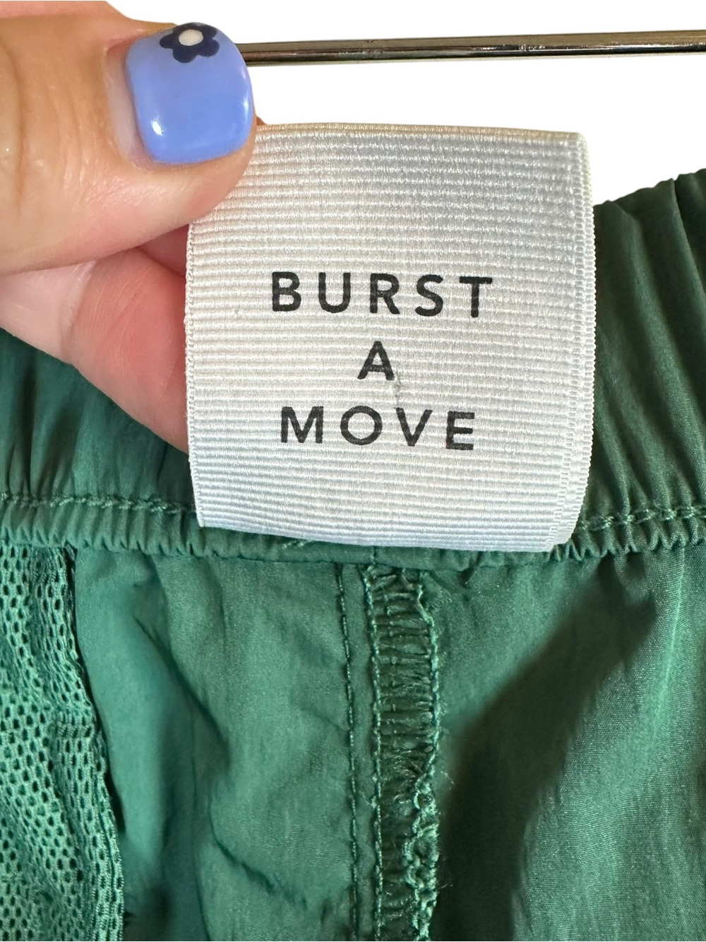 Aerie OFFLINE Burst A Move Y2K Cargo Parachute Pants Green Trendy Gorpcore S - Picture 11 of 14